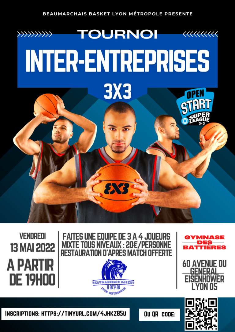 Tournoi 3×3 Inter-entreprises – 13 Mai 2022