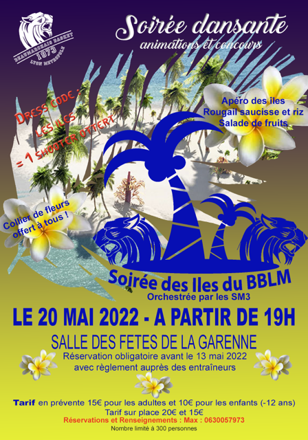 Soirée des Iles – 20 Mai 2022