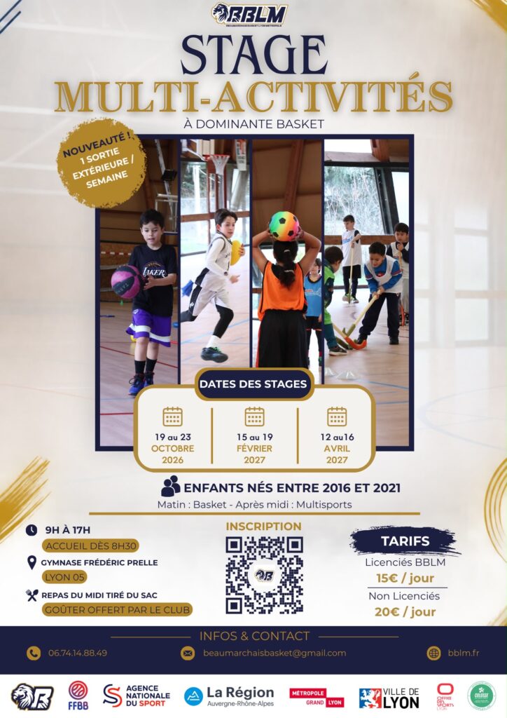 affiche stage multi-activités BBLM